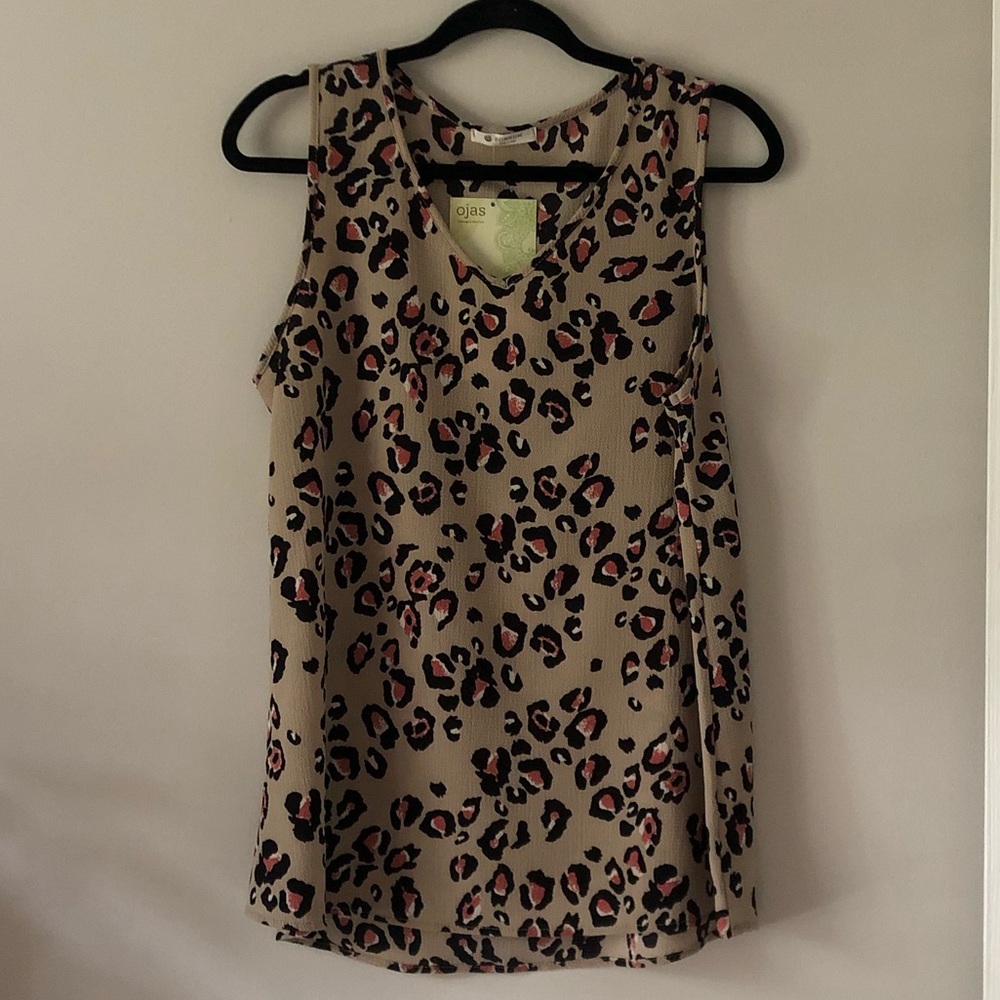 NWT BOMBOM Leopard Top